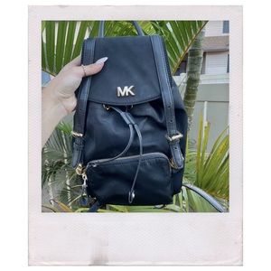 Black/Gold Michael Kors Backpack